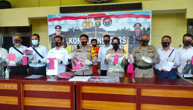 Dalam waktu Satu Bulan Polres Banyuasin Berhasil Ungkap 26 kasus