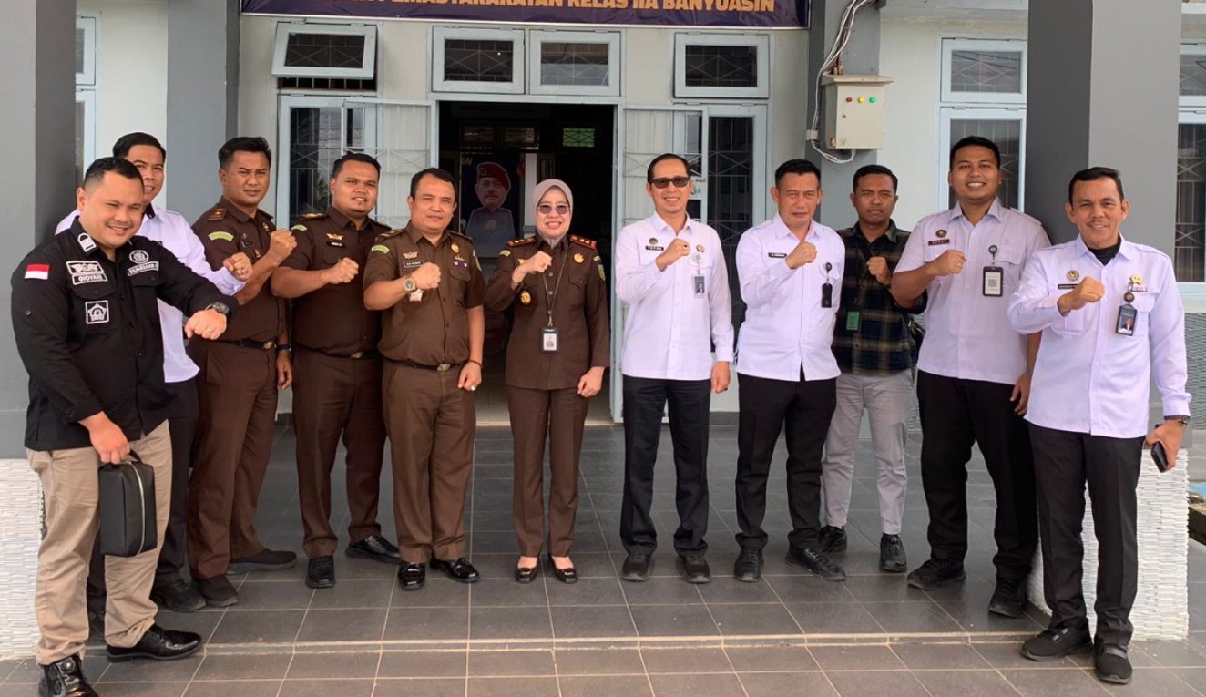 Silaturahmi ke Lapas, Kepala Kejaksaan Negeri Banyuasin yang Baru Siap Bersinergi.